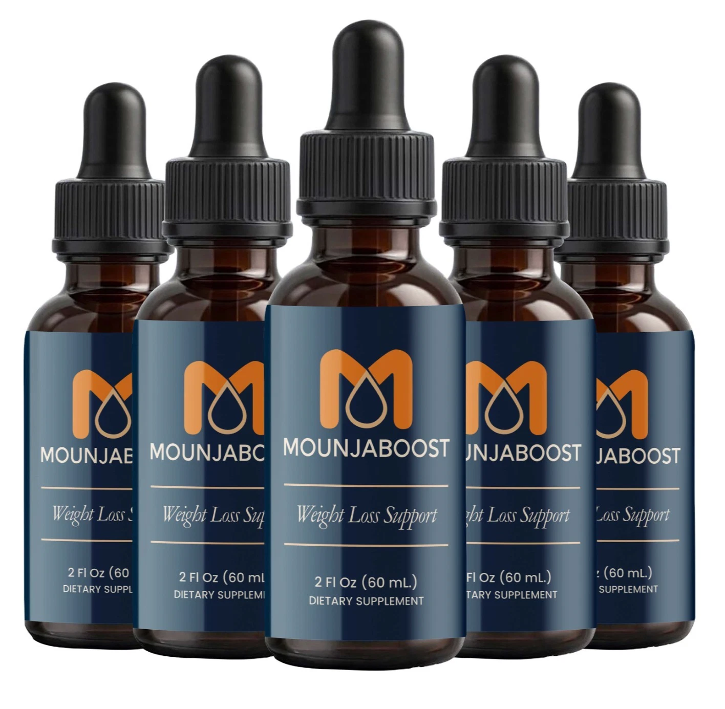 Mounjaboost Drops Advanced Fitness Support All Natural Supplement ( 5 Pack )