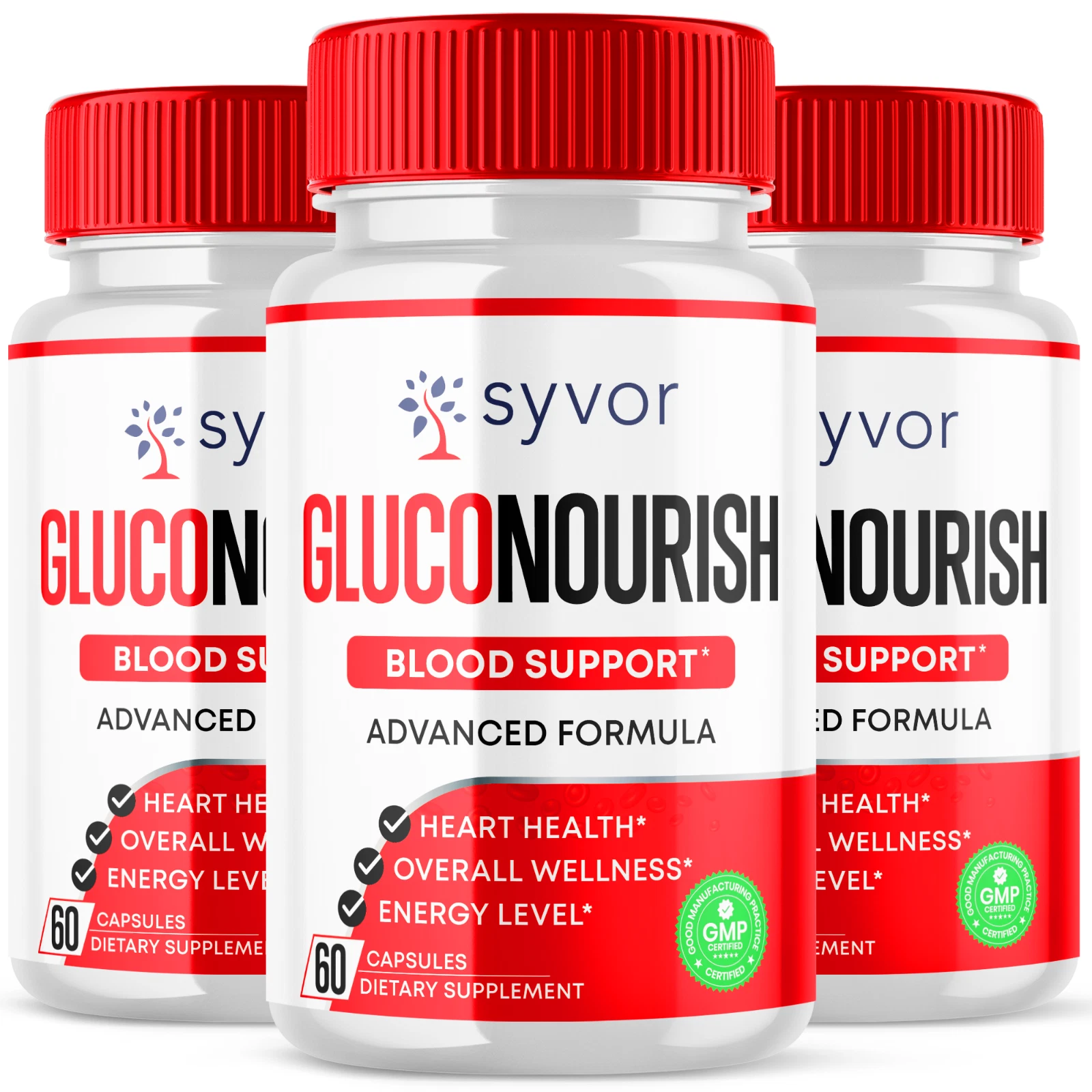 Gluconourish Glyco Optimizer Advanced Glycogen Support Supplement 180 Capsules