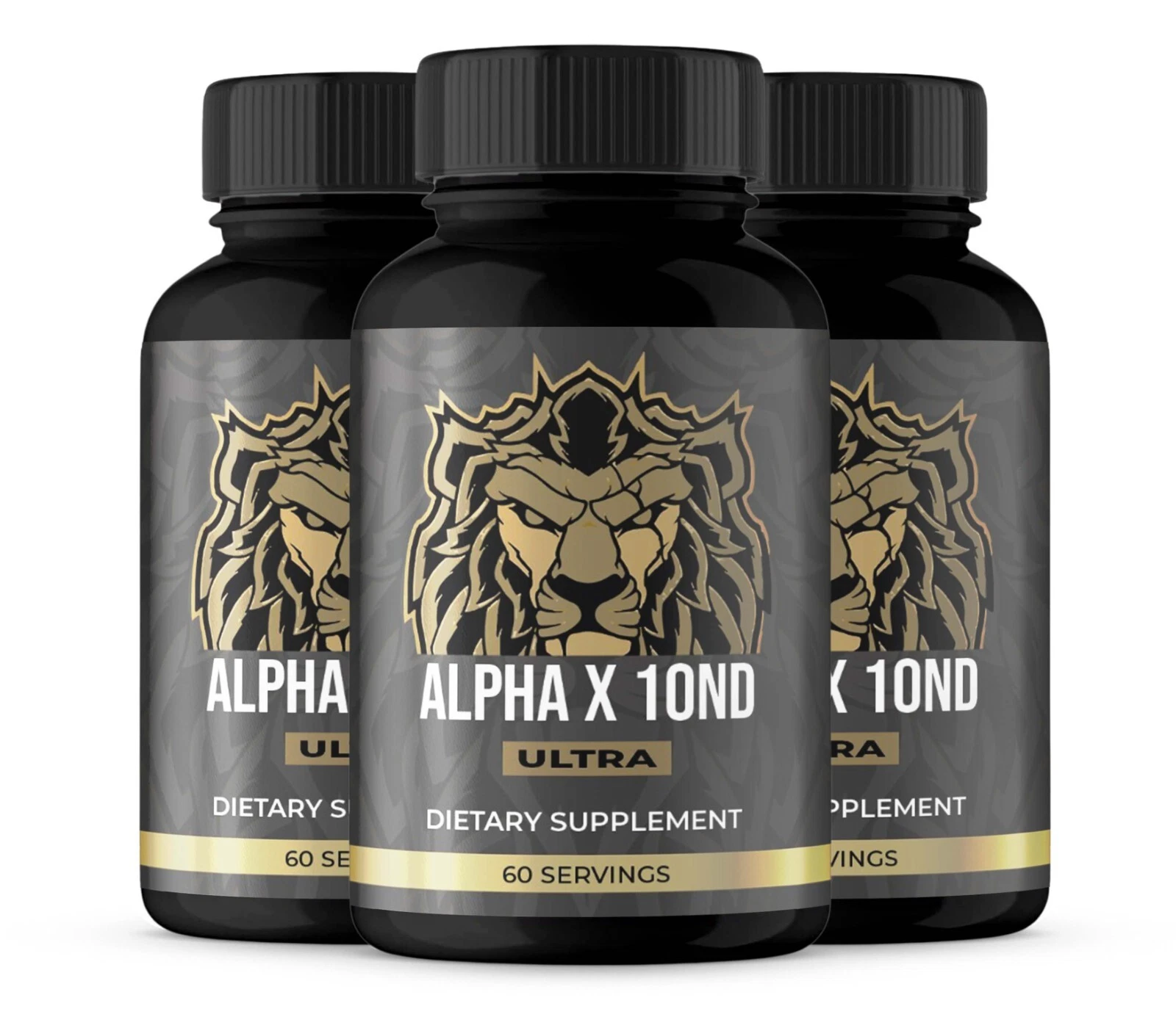 (3 Pack) Alpha X10ND Ultra Men, Alpha X10ND for Boosting Energy and Performance