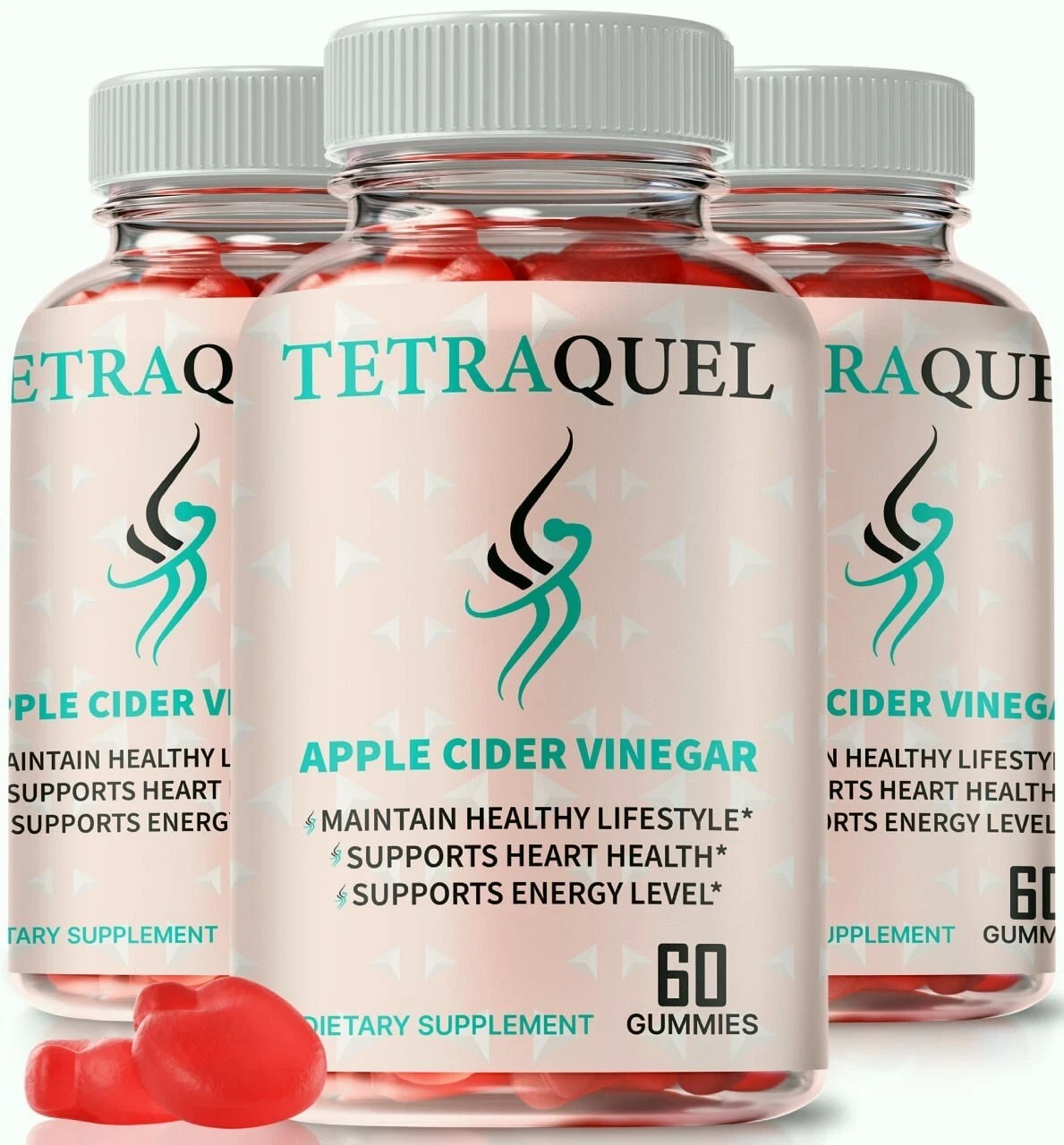 (3 Pack) Tetraquel Keto ACV Gummies, Tetraquel for Advanced Weight Loss & Energy