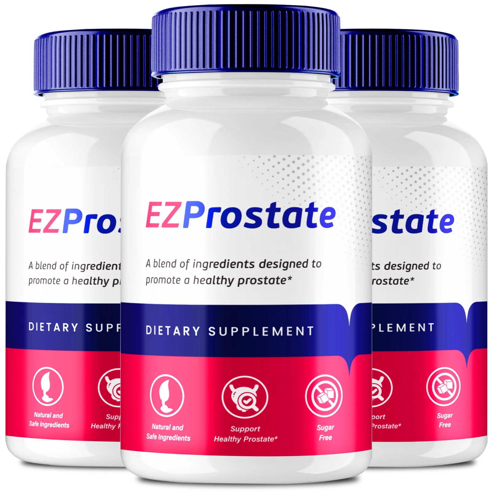 (3 Pack) EZ Prostate Capsules, EZProstate Men Health Prostate Supplement Pills