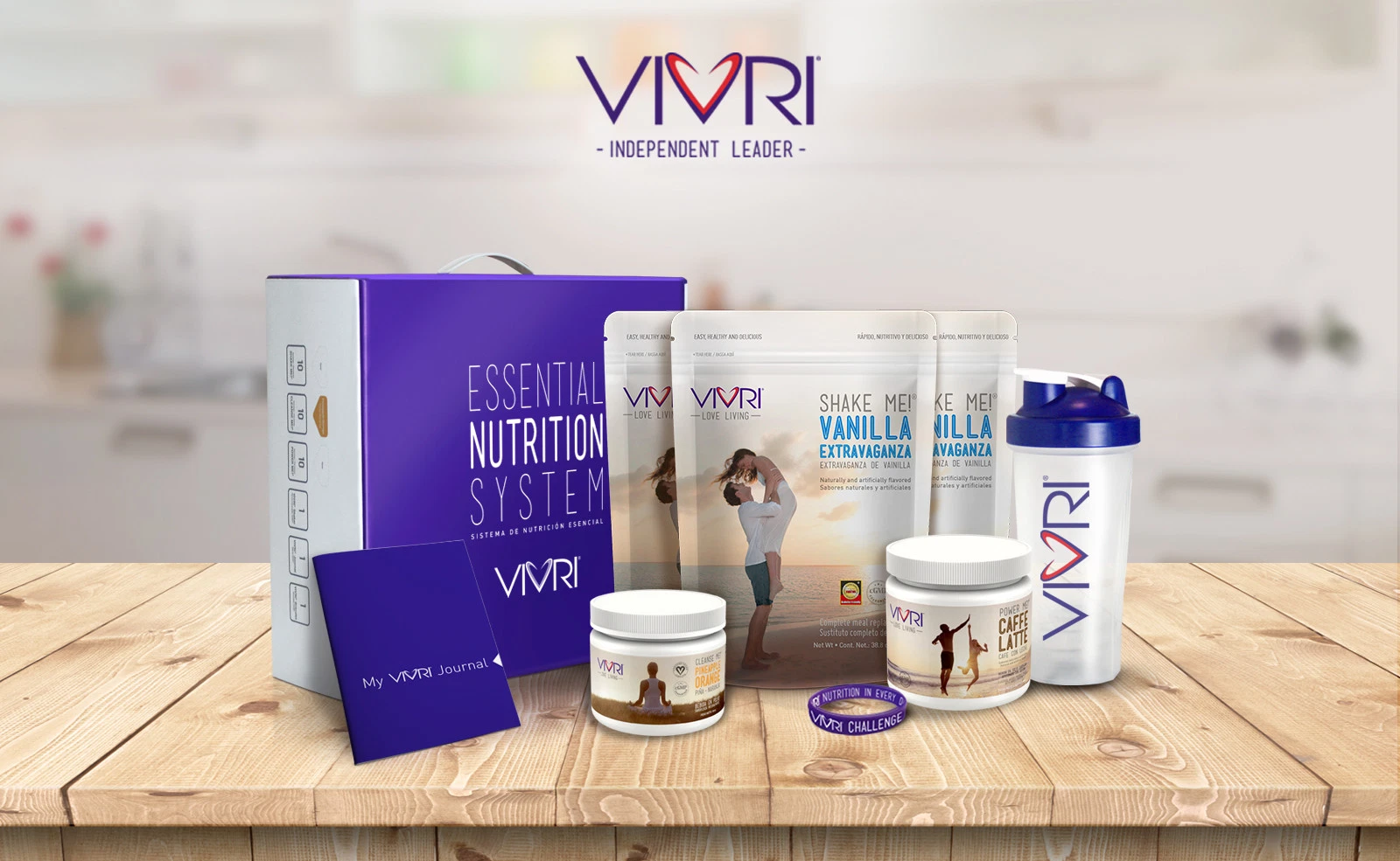 VIVRI® 30 DAY CHALLENGE:VANILLA EXTRAVAGANZA ,CAFFE LATE, PINEAPPLE