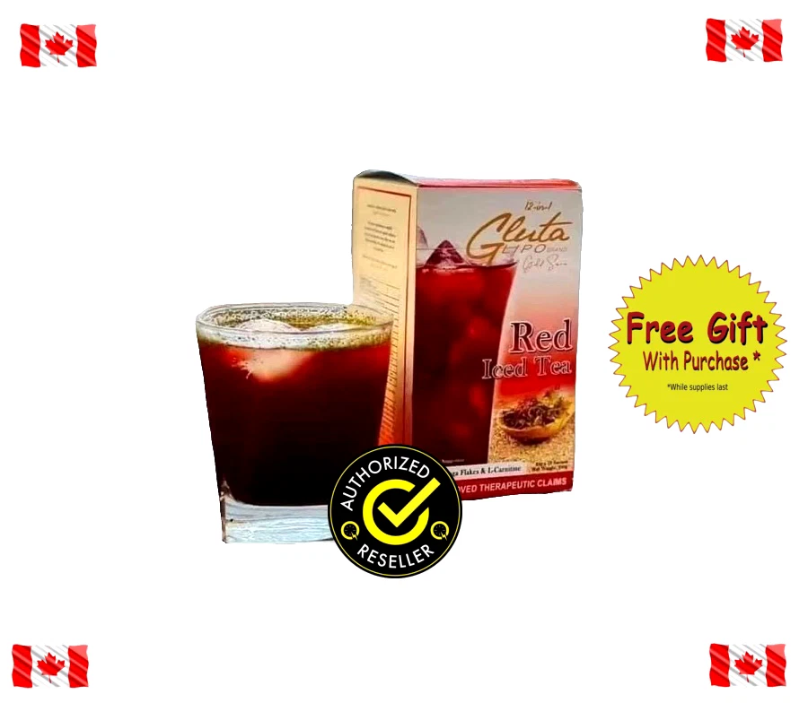 🦋 Glutalipo 12 in 1 Whitening And Slimming Iced Tea Powder 🦋 FAST Shipping