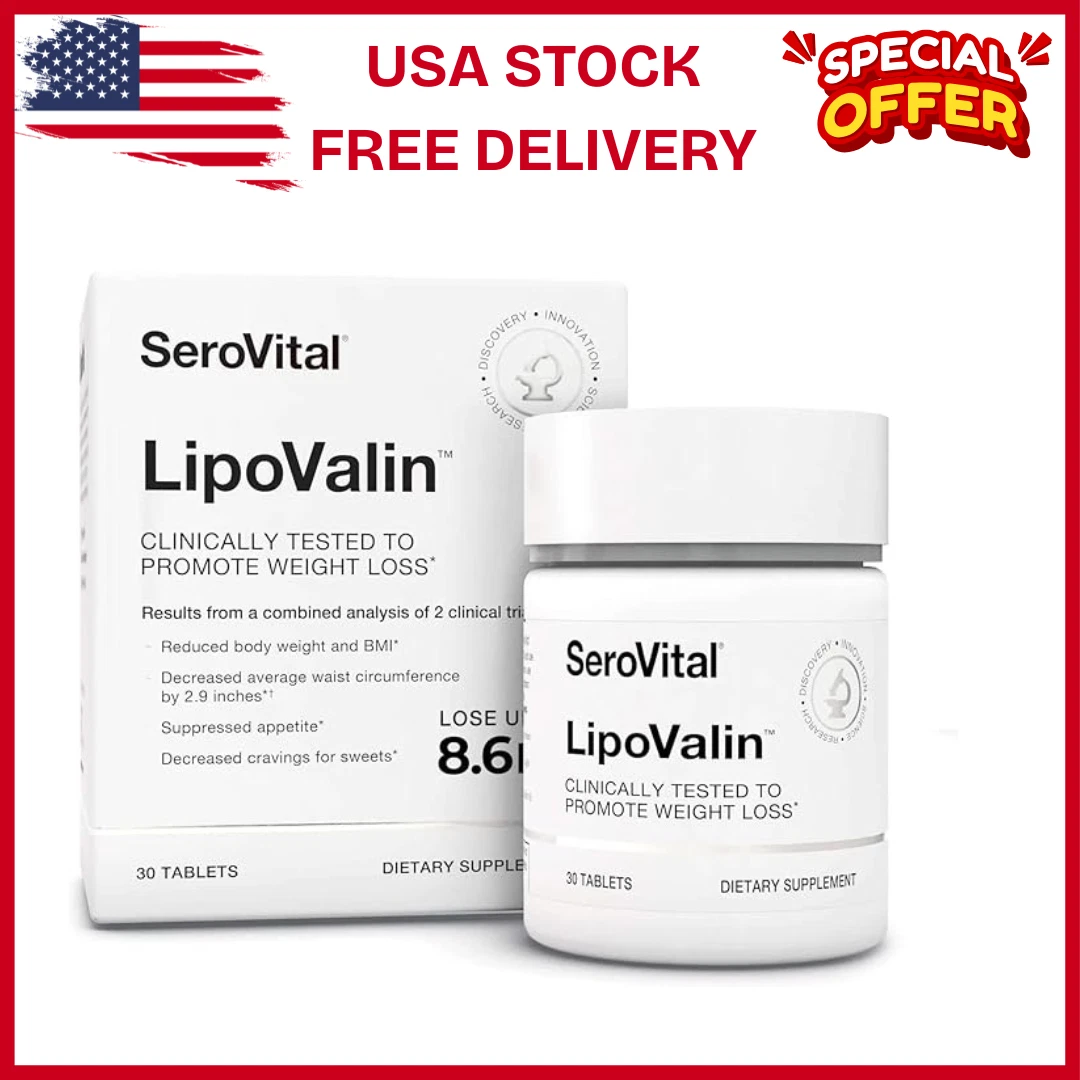 Serovital LipoValin Clinically Validated Weight Loss Pills for Women – Diet P...