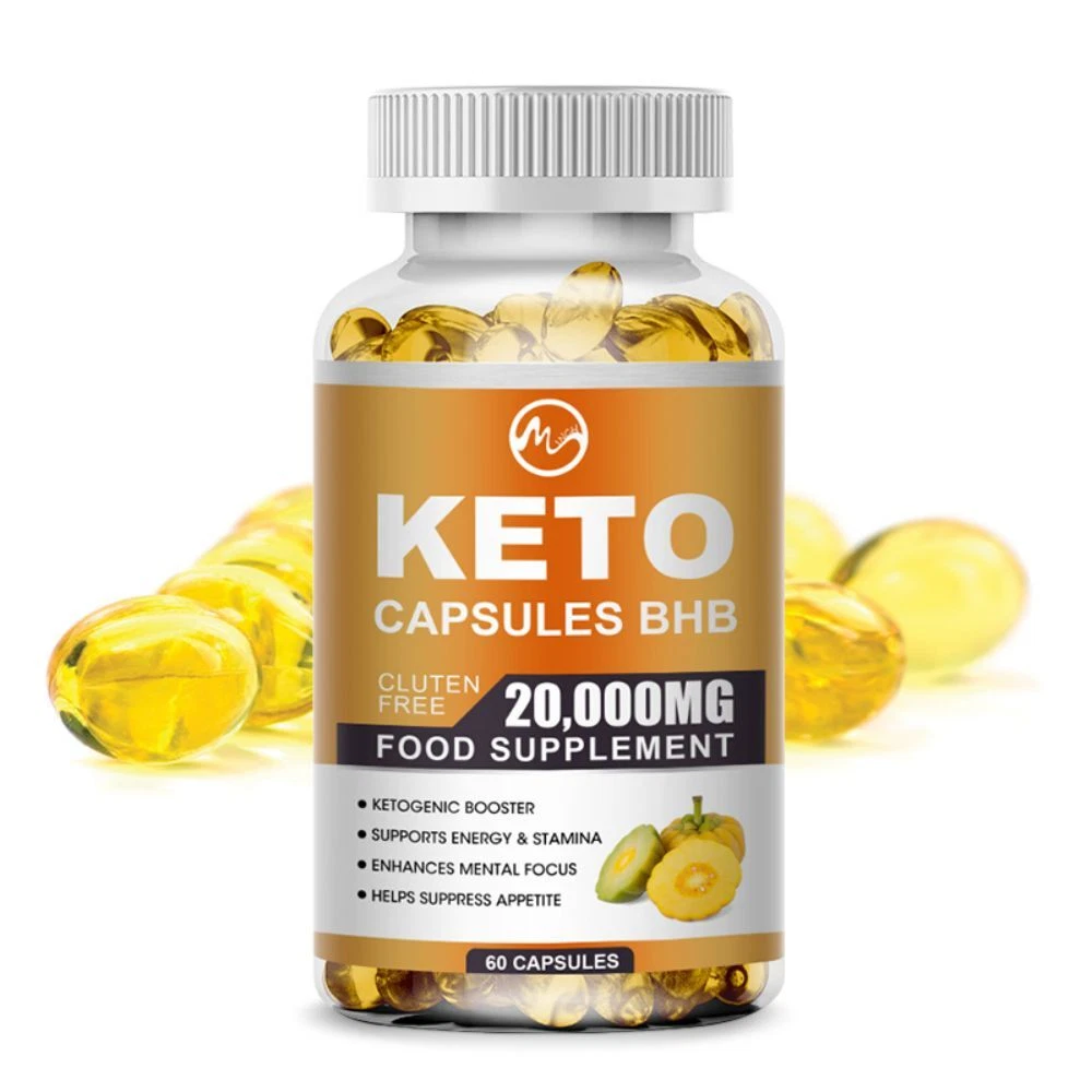 Keto BHB Diet Pills 20,000MG Weight Loss Fat Burner Suppress Appetite 60 Capsule