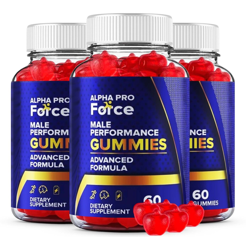 (3 Pack) Alpha Pro Force Gummies for Men – Alpha ProForce Male Performance Gummy