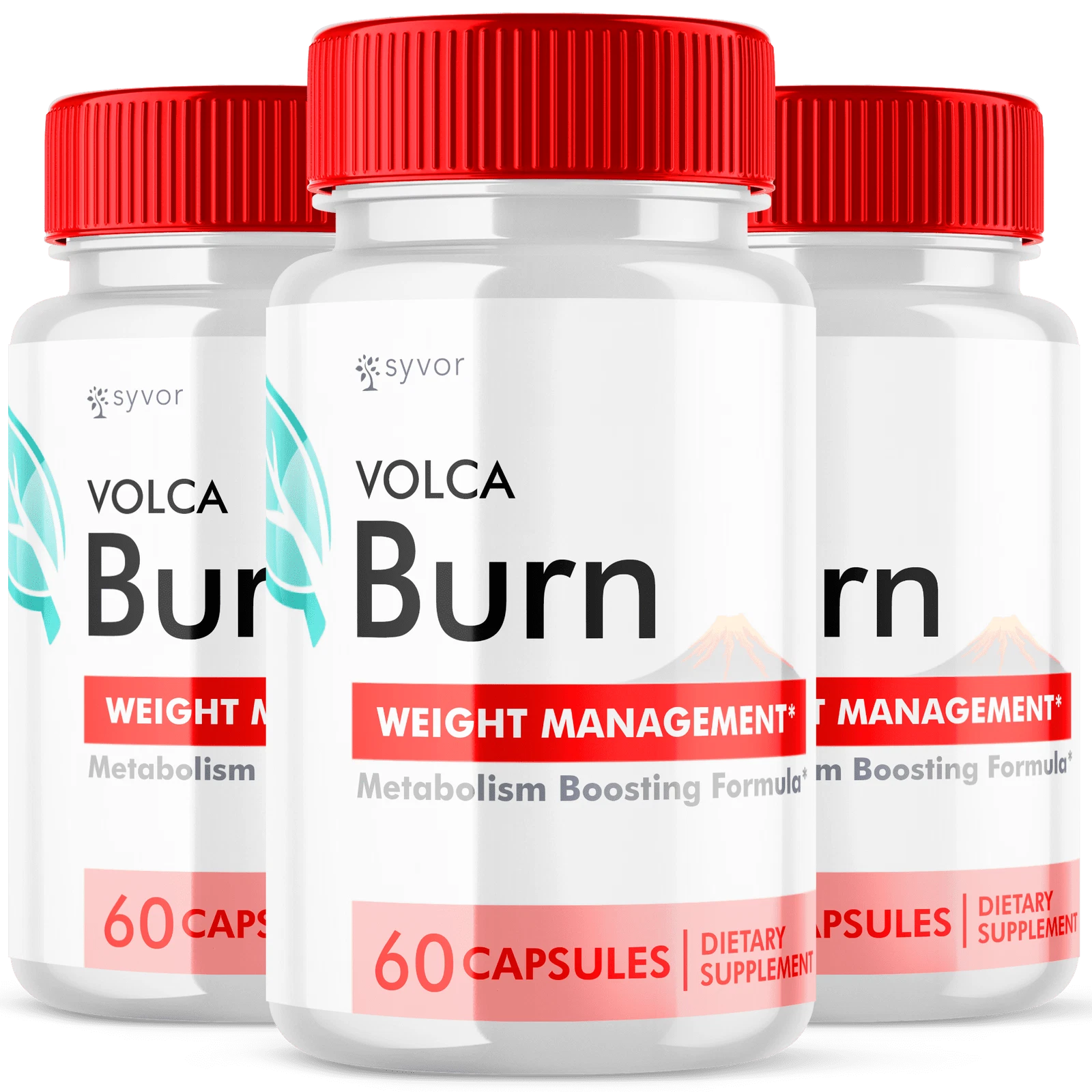 Volca Burn Advanced Formula Natural Energy & Workout Support Supplement 180 Caps