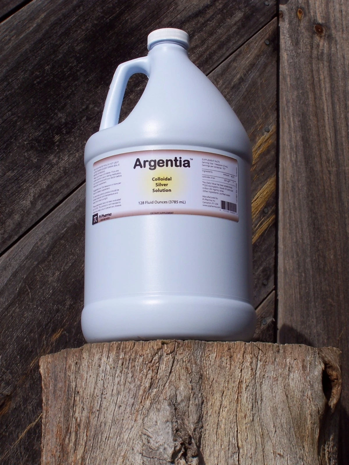 Nature's Extra Argentia Colloidal Silver 50 ppm Solution, 128 oz.