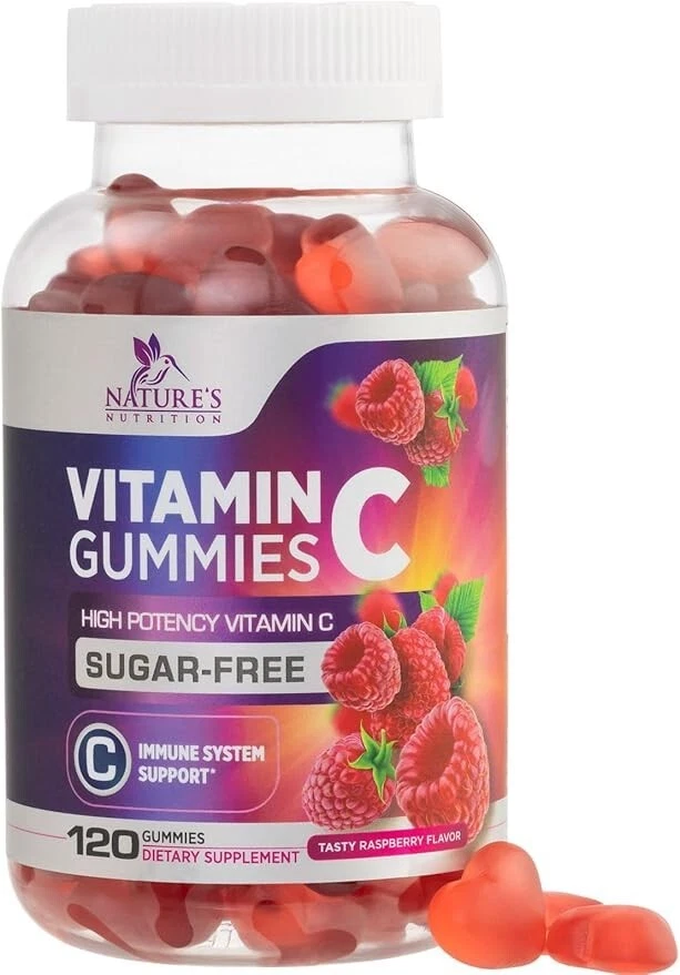 Vitamin C Gummies Zero Sugar Immune Support Antioxidant Vitamin C Dietary Gummy
