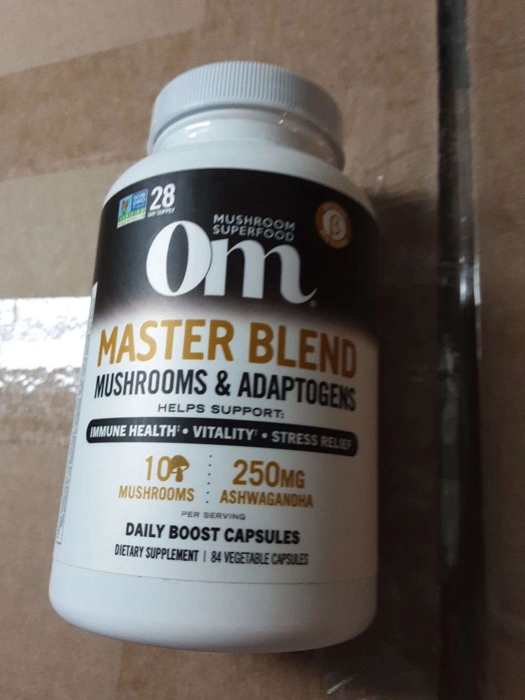 OM Mushrooms Mushroom Master Blend 675 MG 80 Vegetable Capsules