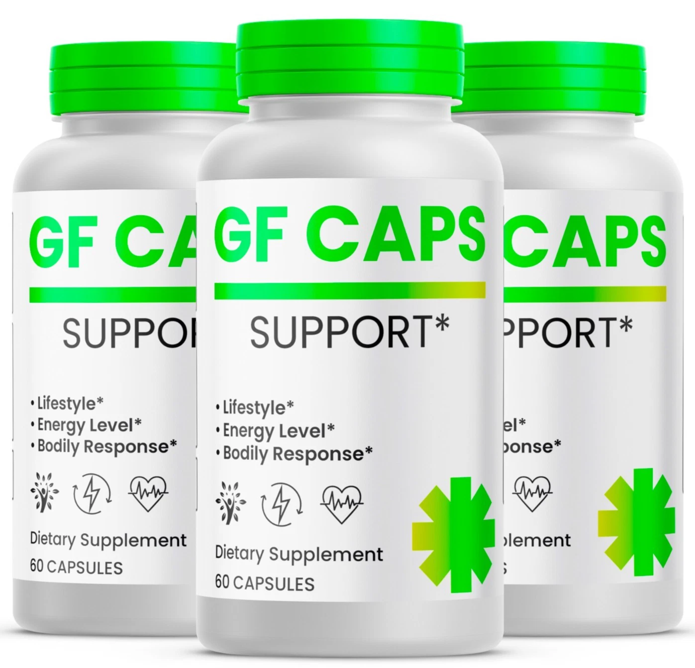 GF Caps Pills Support Pills Healthy Lifestyle Glycogen Supplement 180 Capsules