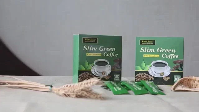 36 Tea bags Slimming Green Coffee with Ganoderma Control Detox Drink Weight Loss