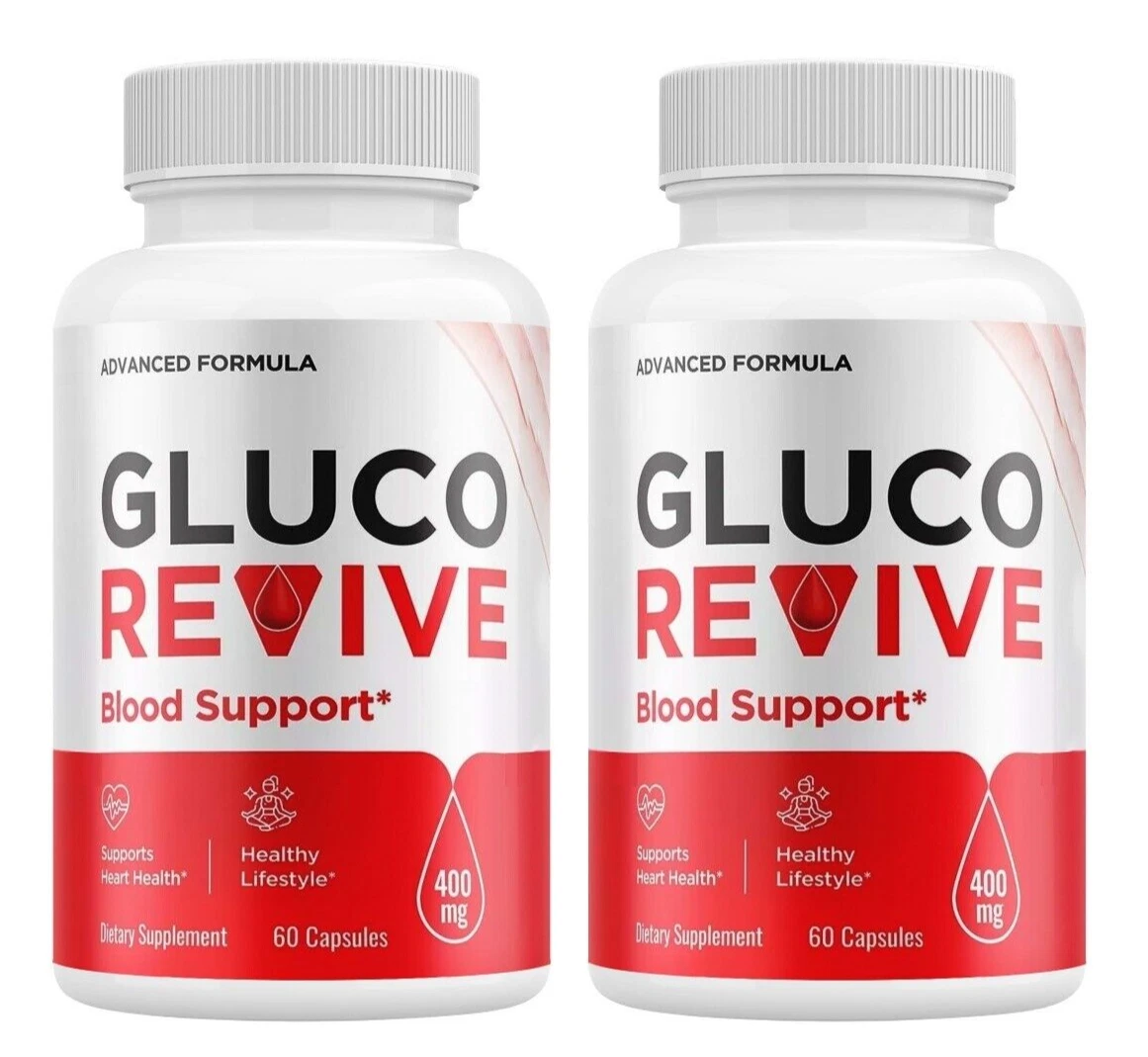 (2 Pack) Gluco Revive Capsules - GlucoRevive All Natural, Glyco Optimizer