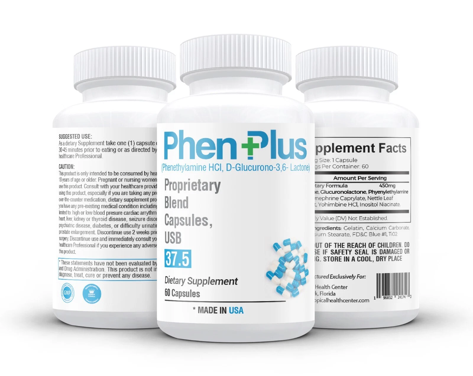 PhenPlus 37.5 Max strenght fat burner appetite suppressant
