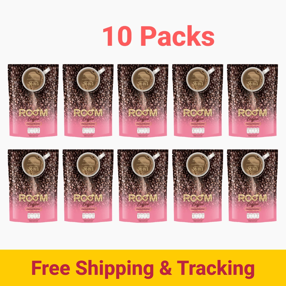 10x ROOM COFFEE 36 IN 1 Slim Fit Weight Loss Collagen Vitamins Fiber Detox