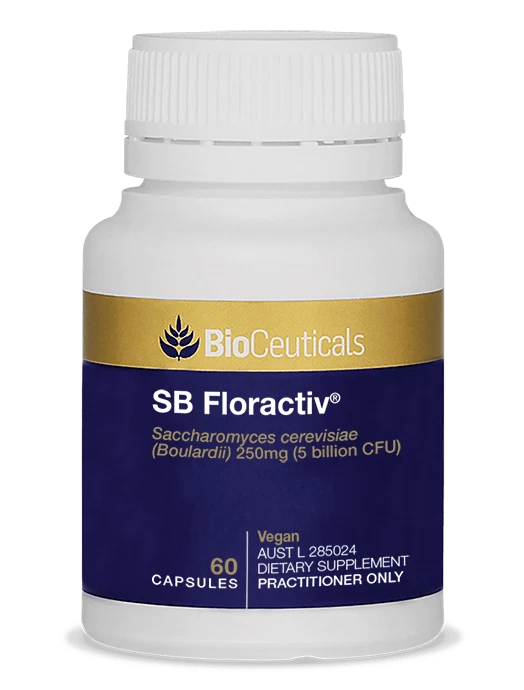 BioCeuticals SB Floractiv® Travellers Diarrhoea TD Relief Vegan Capsules