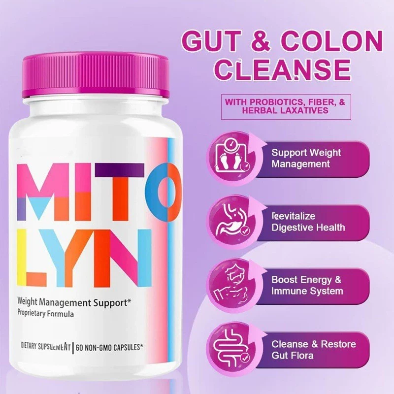 (1-3 Pack) Mitolyn Advanced Weight Loss Support Mito Lyn Maximum Strength 120ct