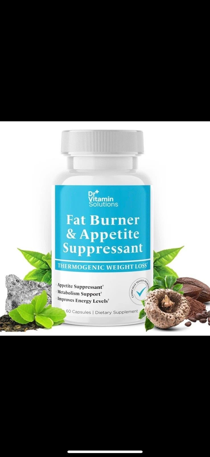 Fat Burner & Appetite Suppressant, 60 Count – Ultimate Weight Loss with Green Te