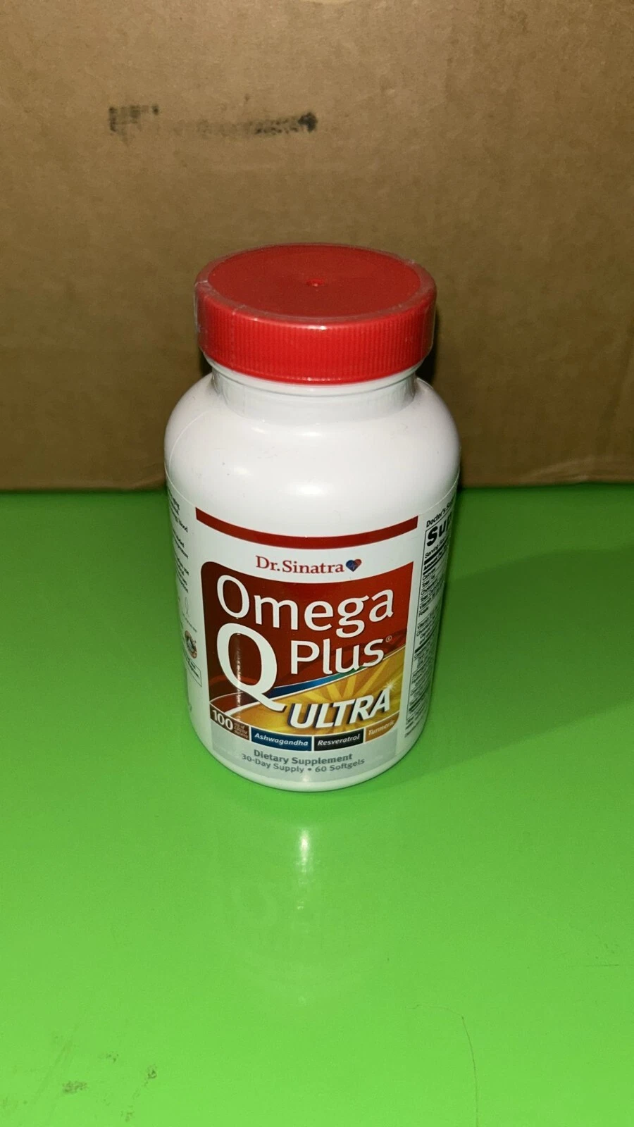Dr. Sinatra Omega Q Plus Ultra 100 Mg 60 Softgels - New!