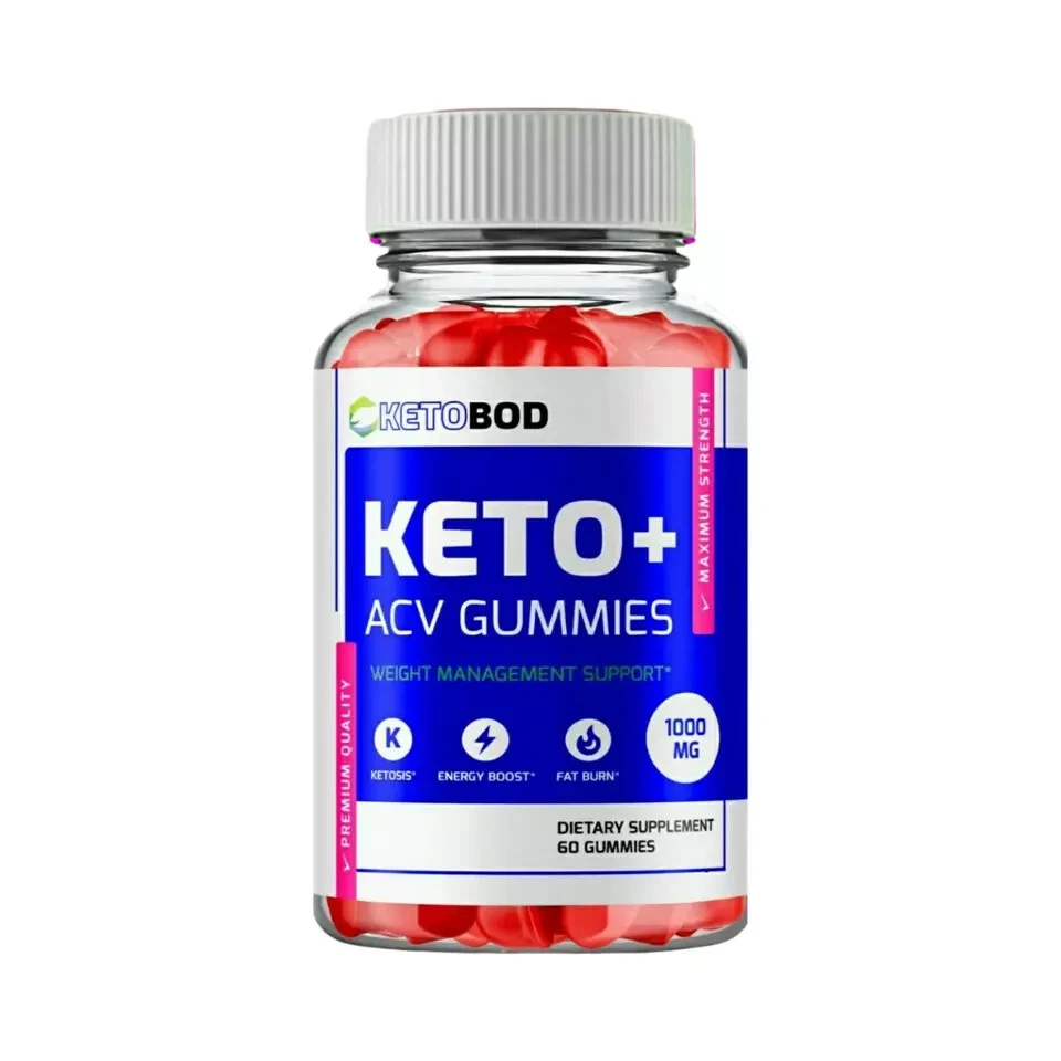 KetoBod ACV Gummies, Keto Bod Weight Loss Supplement - 60 Gummies
