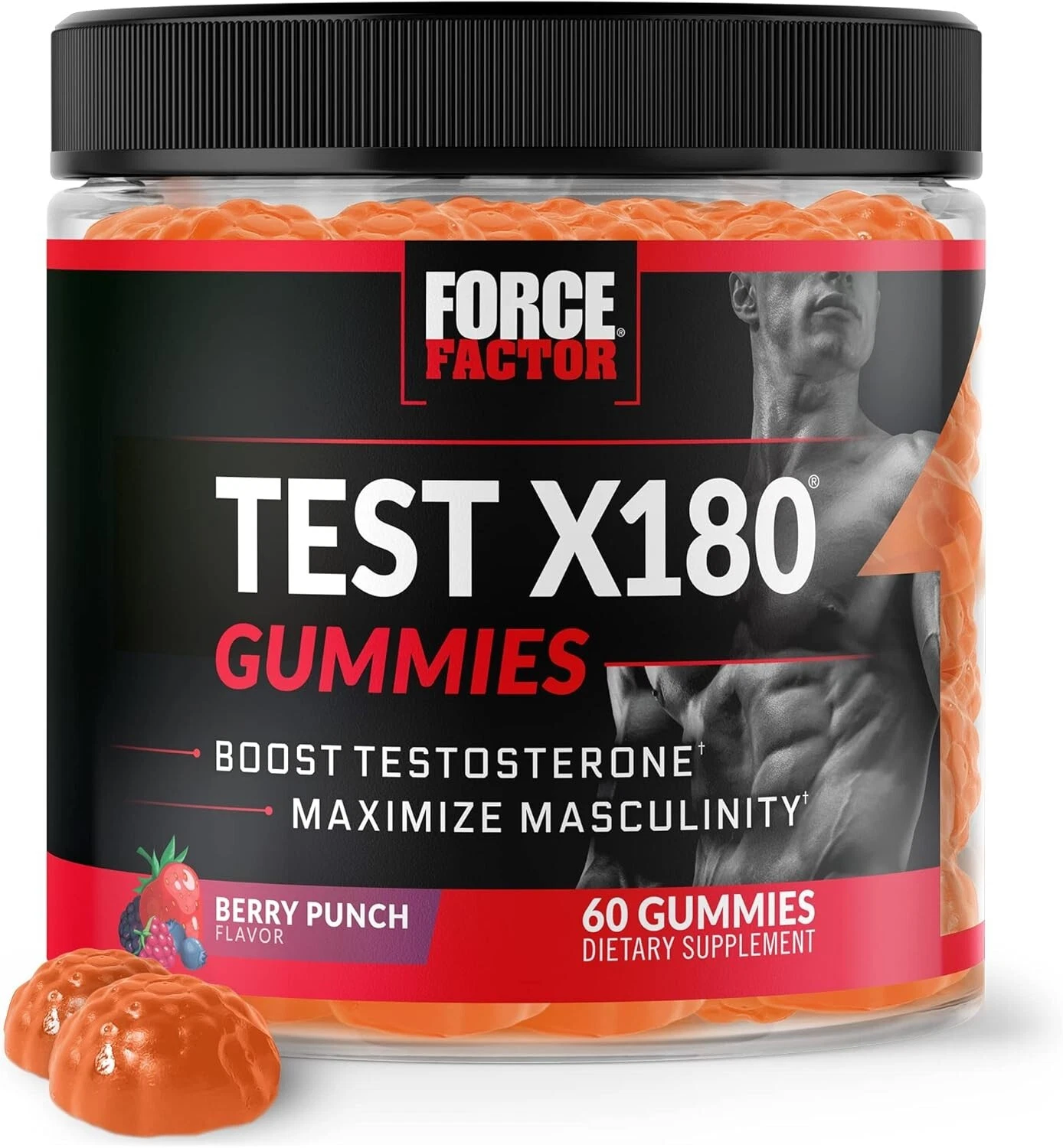 Force Factor Test X180 Gummies Testosterone Booster