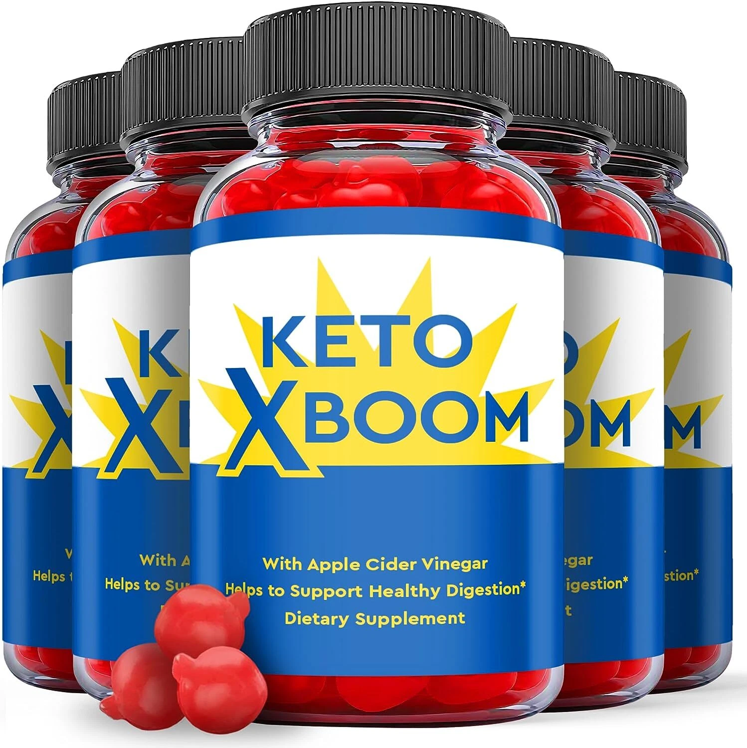 Keto XBoom Gummies - Keto XBoom ACV Gummys For Weight Loss OFFICIAL - 5 Pack
