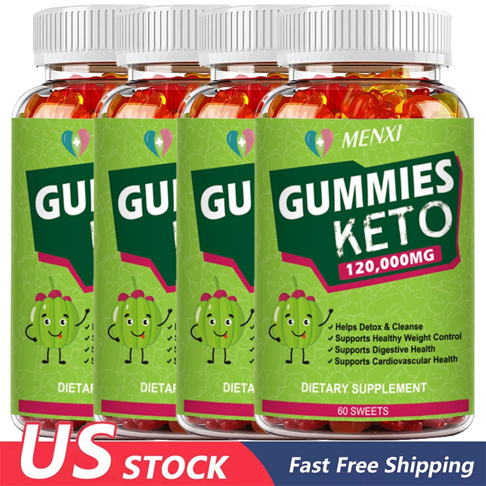 Advanced Weight Loss Keto Gummies 120000MG Ketone Fat Burner Dietary Supplement