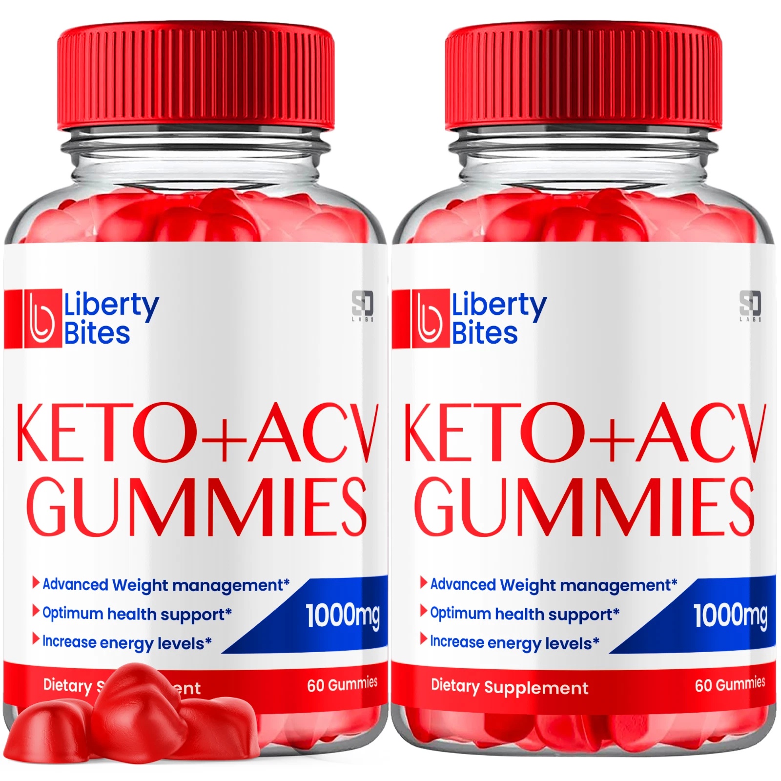 Liberty Bites - Keto ACV Gummies for a Balanced Lifestyle (2 Pack)