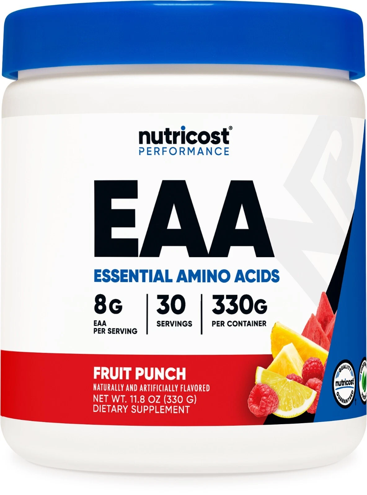 Nutricost EAA Powder 30 Servings (Fruit Punch) - Essential Amino Acids