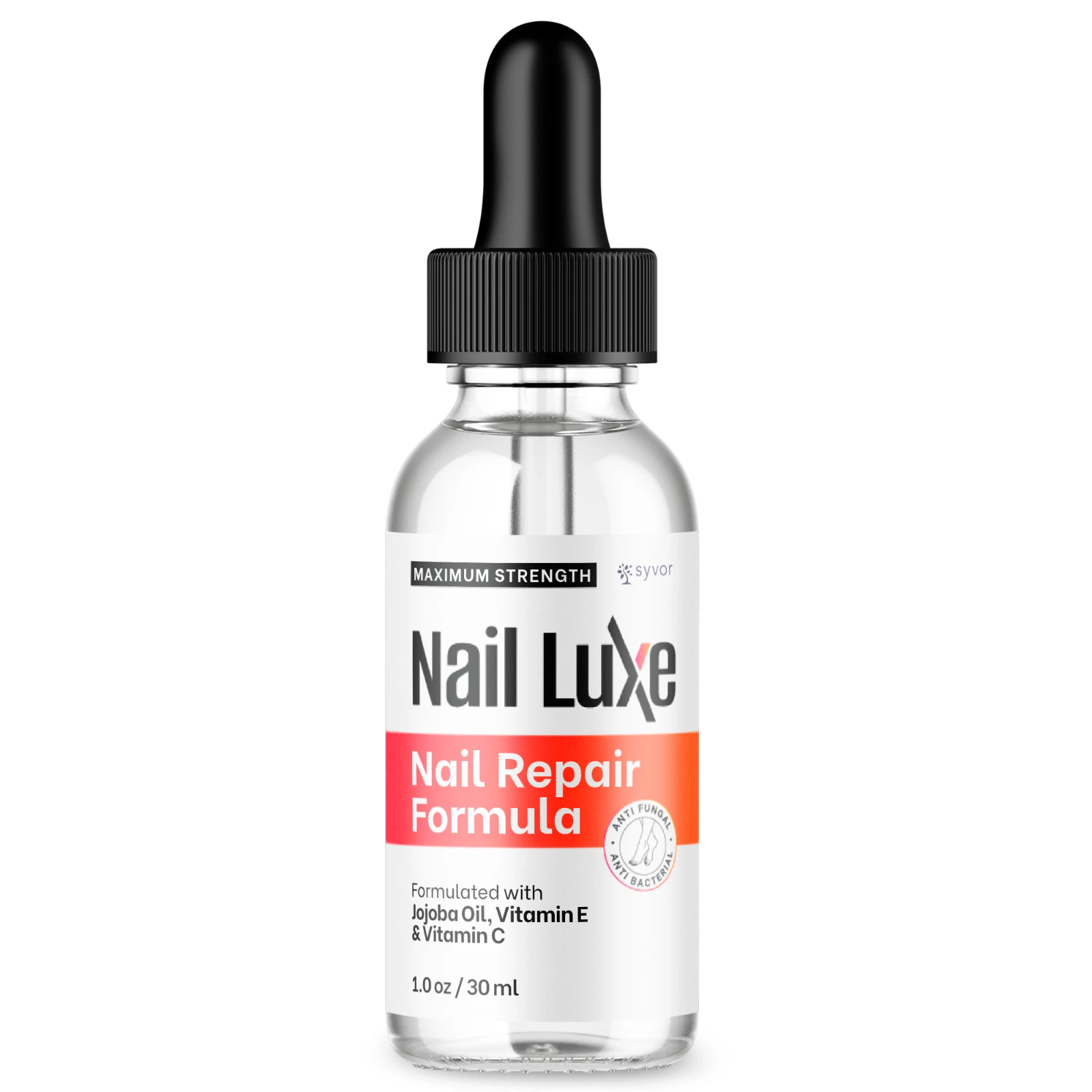 Nail Luxe Nail Repair Formula Drops Advanced Maximum Strength Formula (2oz)