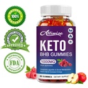 Alliwise Keto Gummies Ketone Advanced Weight Loss Fat Burner Dietary Supplement
