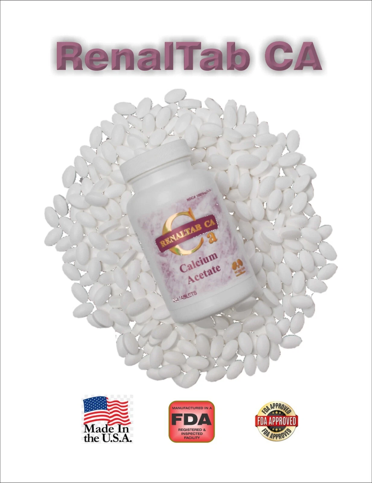 RENALTAB Ca, Calcium Acetate USP