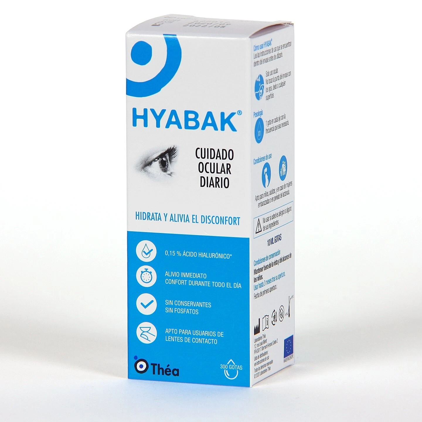 HYABAK 0.15% EYE DROPS THEA 10ml HYALURONATE