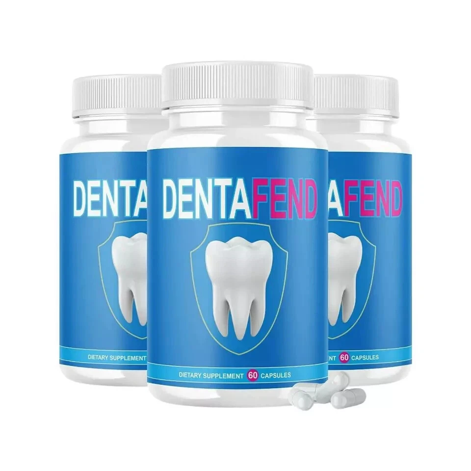 Dentafend for Teeth Supplement Dentafend Pill for Teeth 180 Capsules (3 Pack)