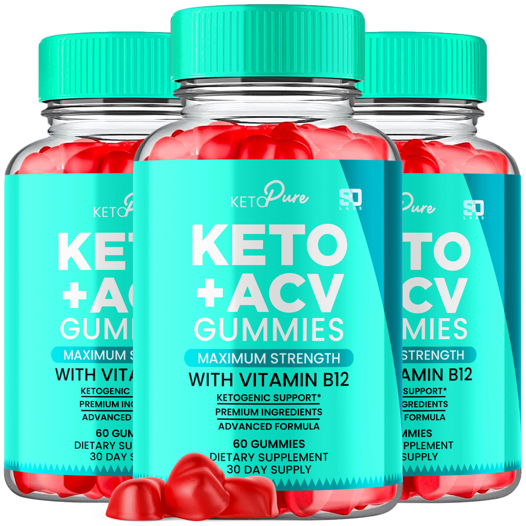 (3 Pack) Keto Pure ACV Gummies - Supports Weight Management & Healthy Body
