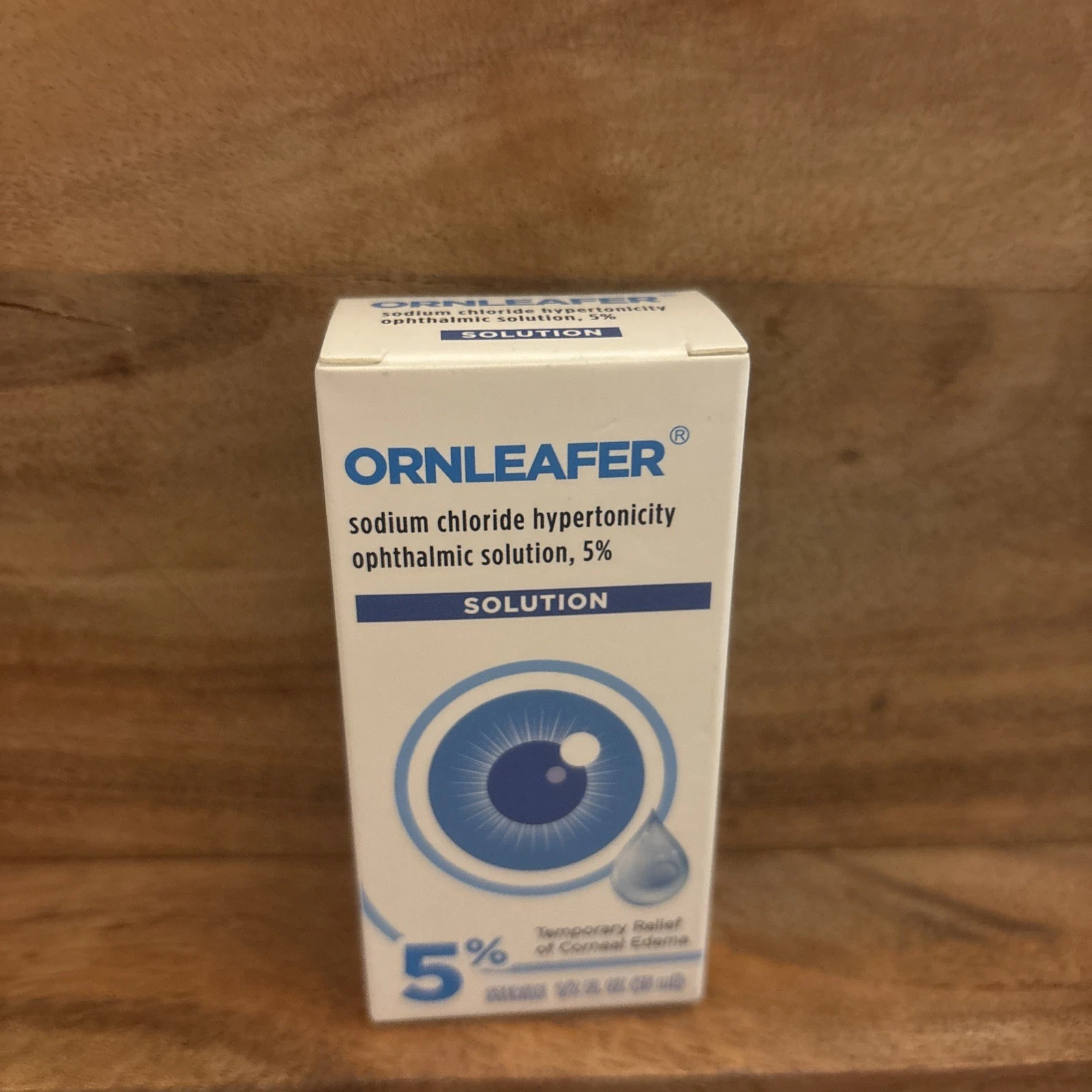 Ornleafer 5% Sodium Chloride Solution - Corneal Edema Relief - 15 ml - Exp 12/27