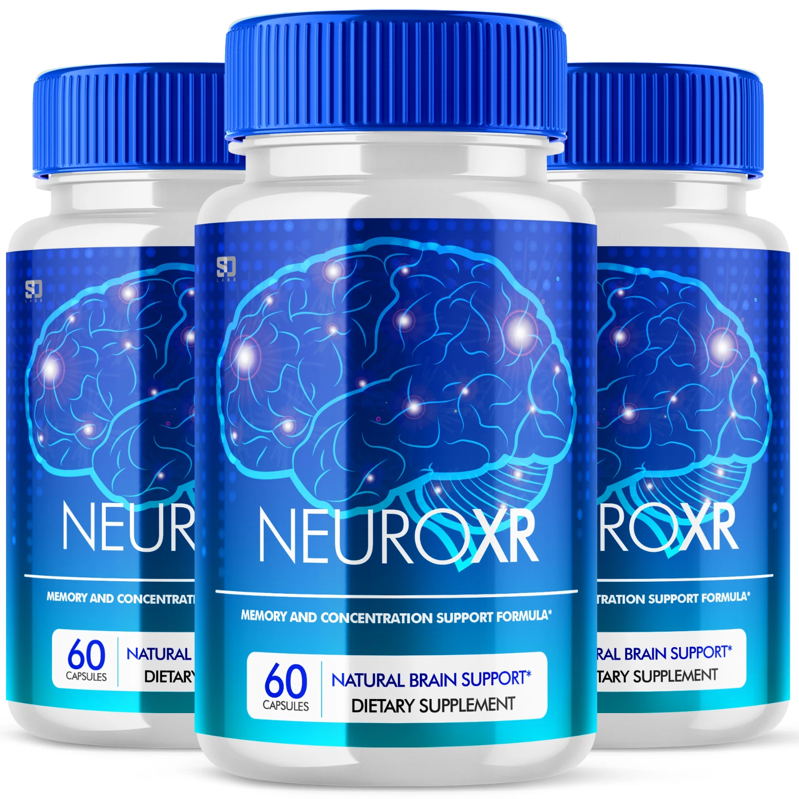 Neuro XR Advanced Concentration Brain Support Supplement (3 Pack)