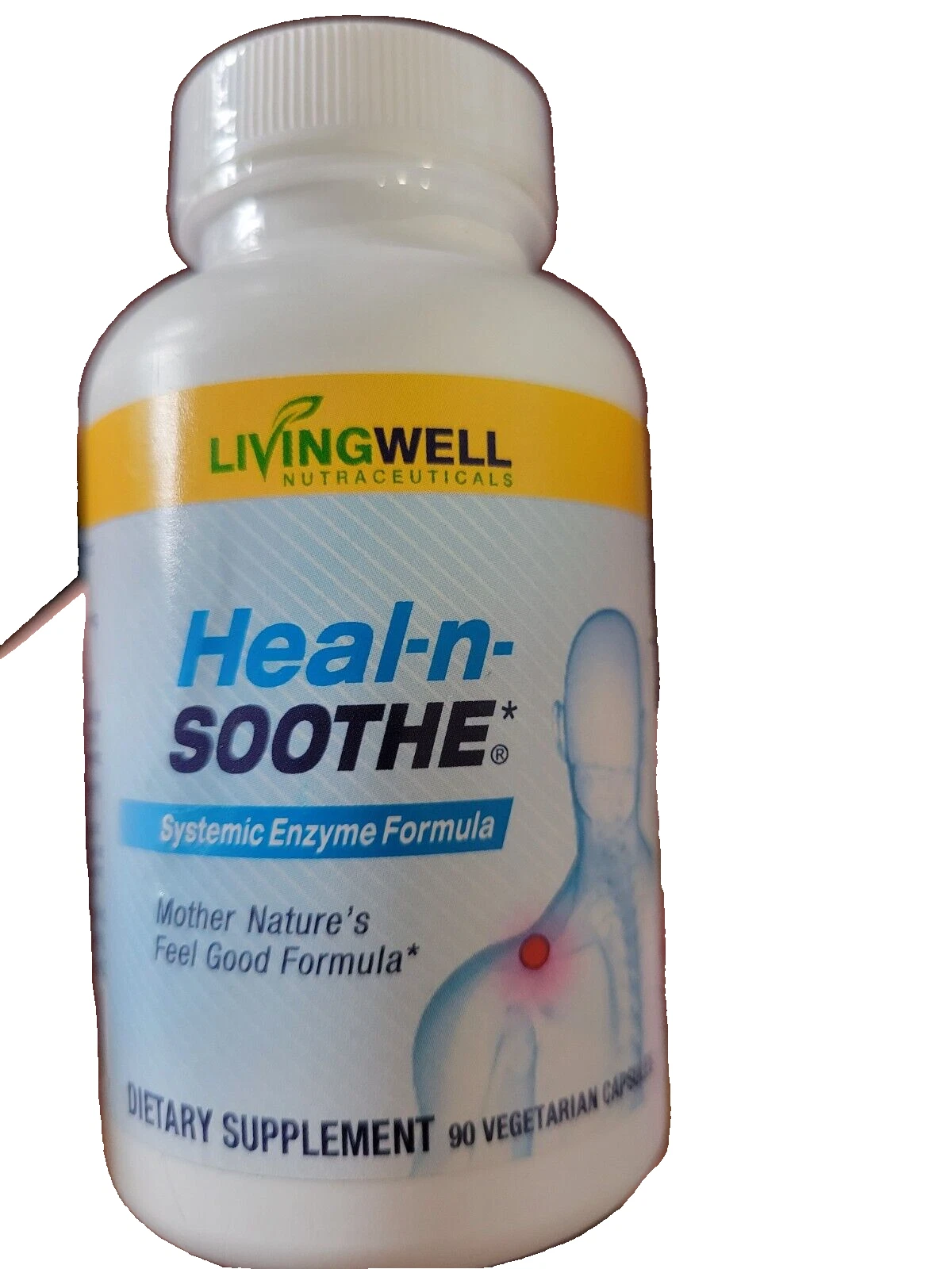 LivingWell Nutraceuticals Heal-N-Soothe Systemic- Enzyme Formula 90 CAPS 2026