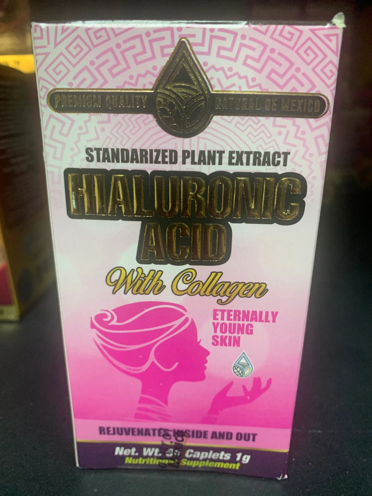 Ácido Hialurónico con Colágeno /Hyaluronic Acid with Collagen, 60 Capletas
