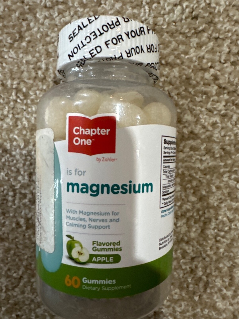 Chapter One - M is for Magnesium - Apple Flavor - 60 Gummies - Ex: 11/25