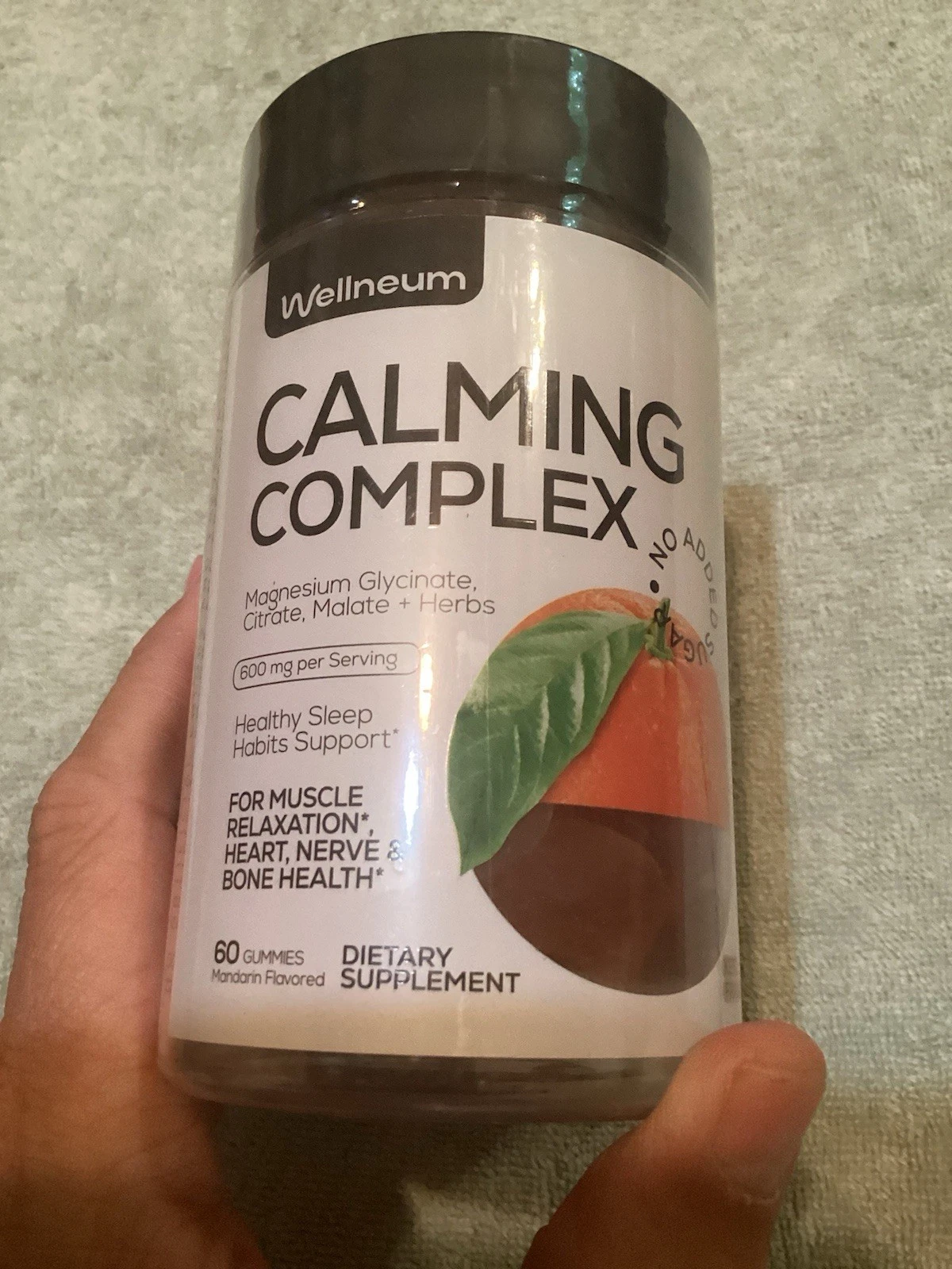 Lot of 2 Wellneum Calming Complex - magnesium Glynciate - 60 ct ea - 1/2027