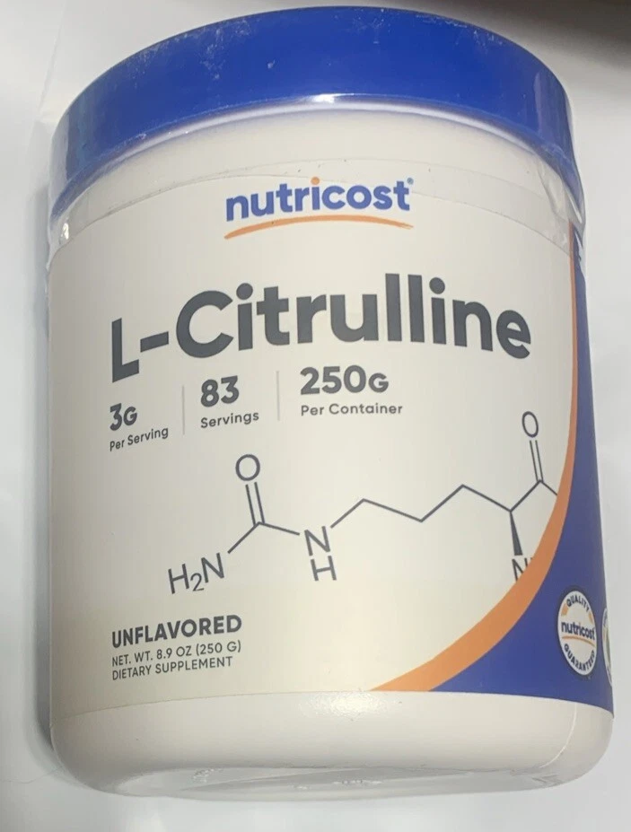 Nutricost L-Citrulline (Base) Powder - (250 Grams)