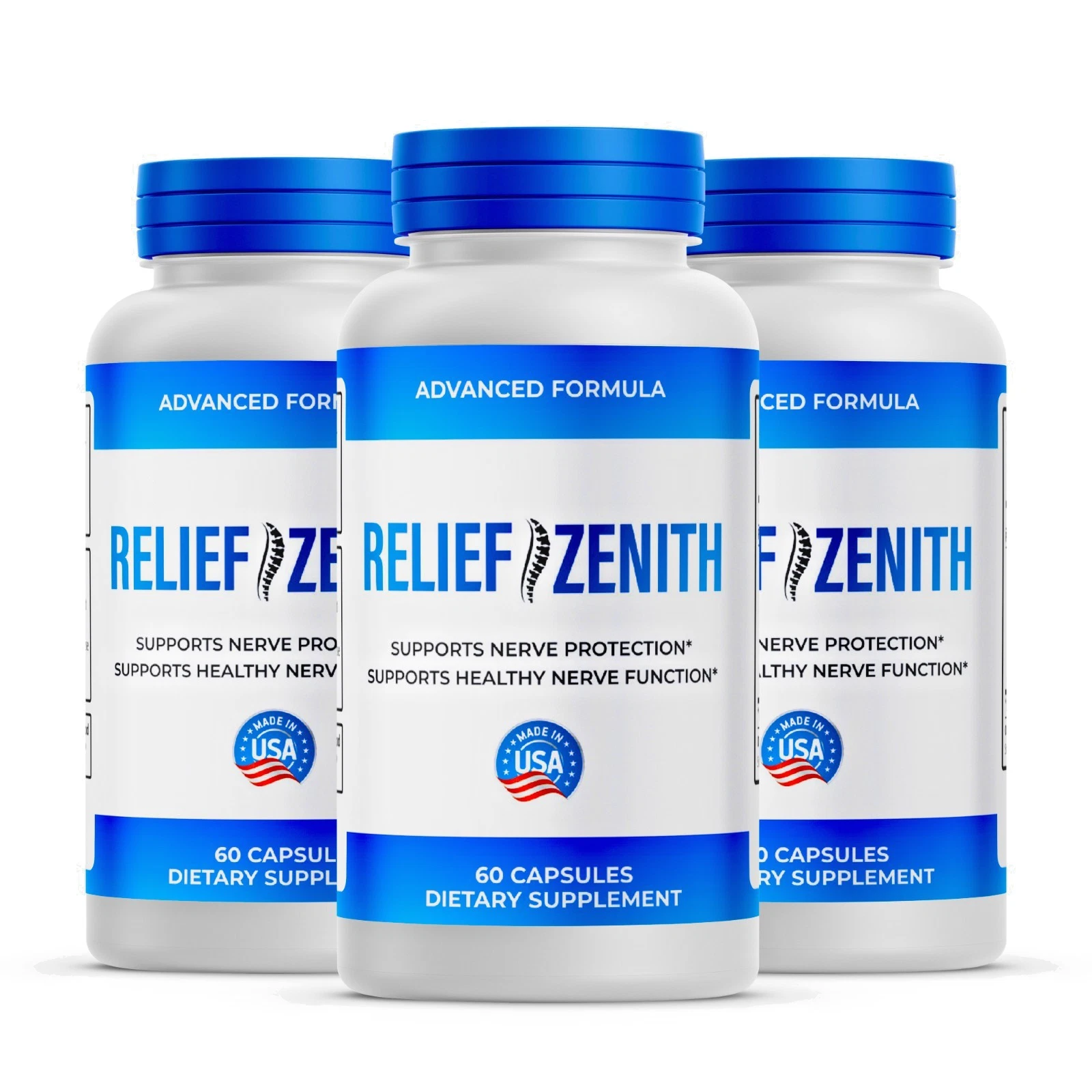 Relief Zenith Capsules, ReliefZenith Advanced Formula for Nerve Health 180ct
