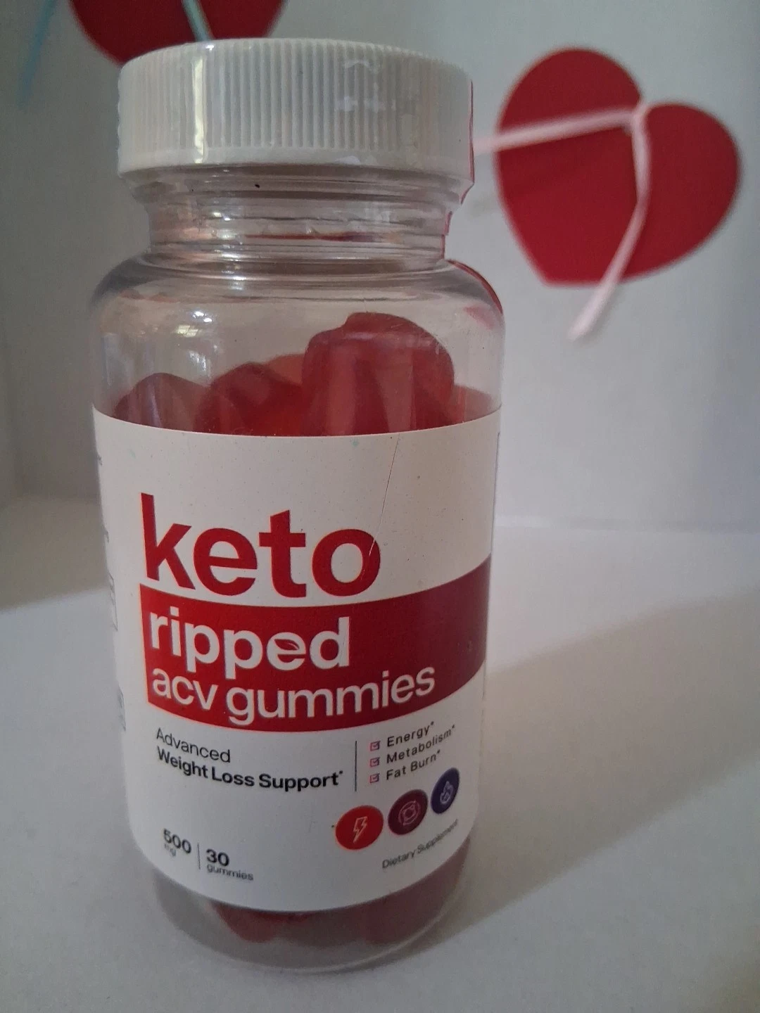 Keto Ripped ACV Gummies Advanced Weight Loss Support 30 Gummies 08/2026