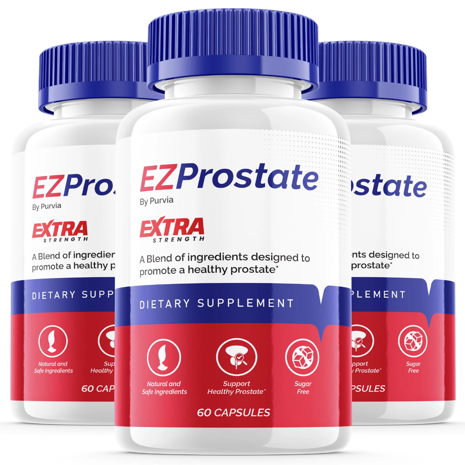 EZ Prostate Capsules Official Formula Maximum Overall Wellness Health (3 Pack)