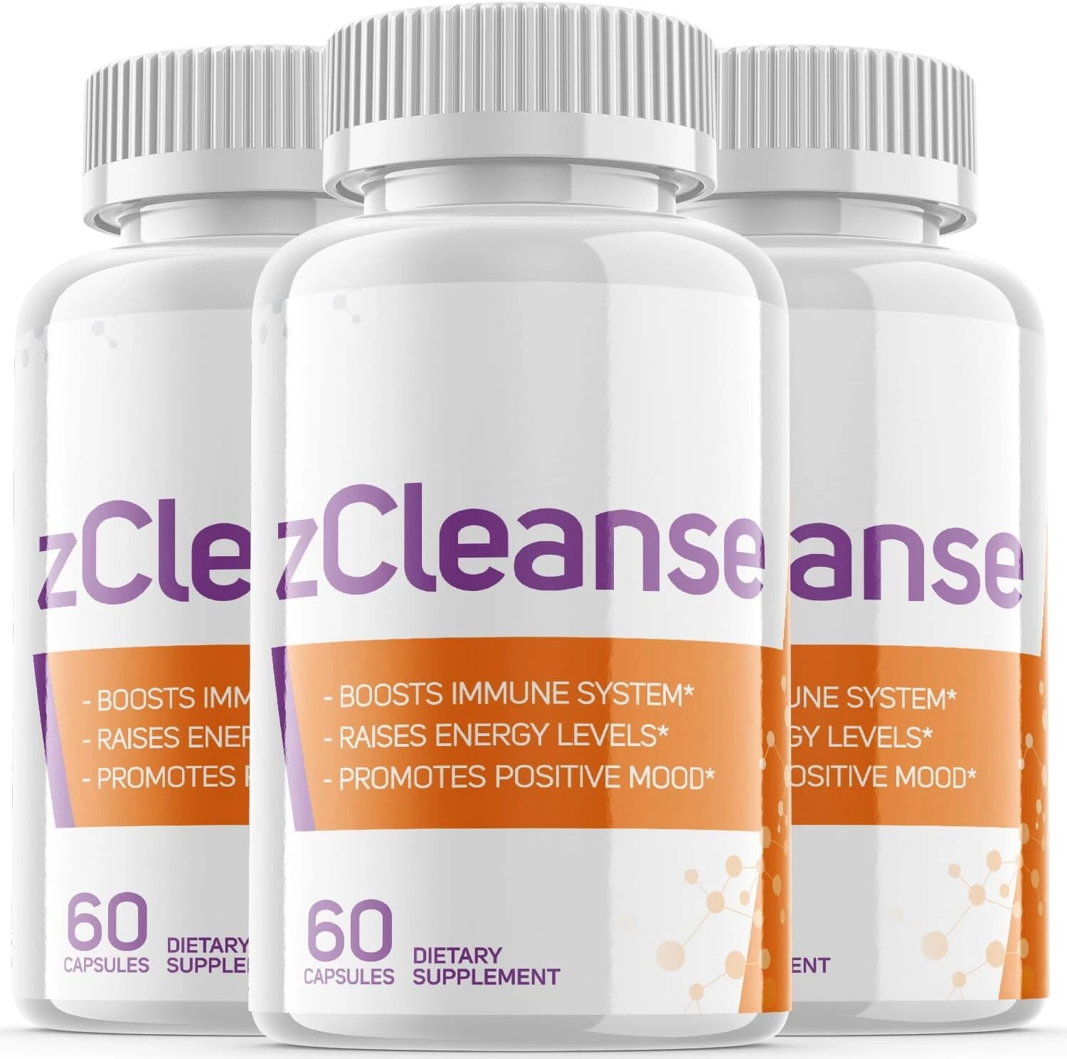 zCleanse Pills - zCleanse Boosts Immunity & Energy Level ORIGINAL - 3 Pack