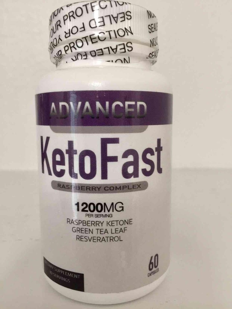 Advanced Keto Fast Raspberry Complex 1200 mg 60 Capsules Weight Loss Supplement