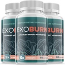 (3 Pack) Exoburn keto Pills - Support Weight Loss, Helps Fat Burn - 180 Capsules