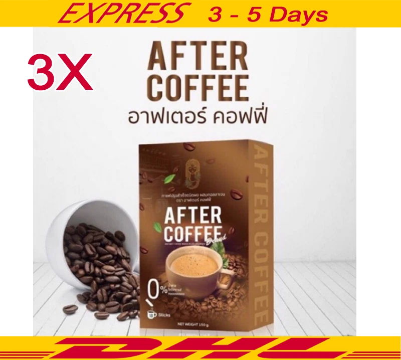 3X After Coffee Accelerate Fat Burning Slimming Antioxidant Bright Skin Health