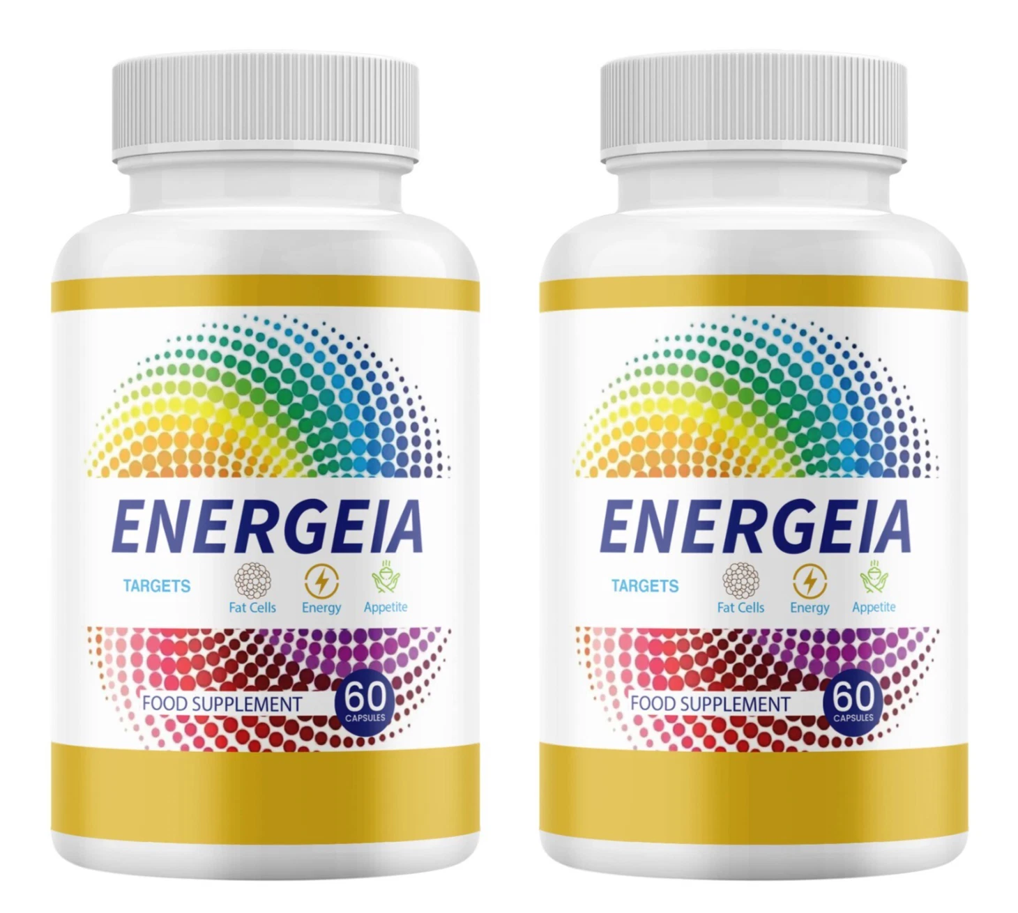 Energeia Capsules, Maximum Strength Formula, Energia Pills Supplement (2 Pack)